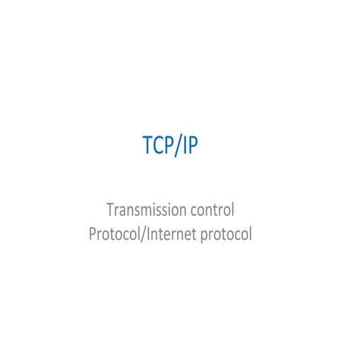Tcpip 1