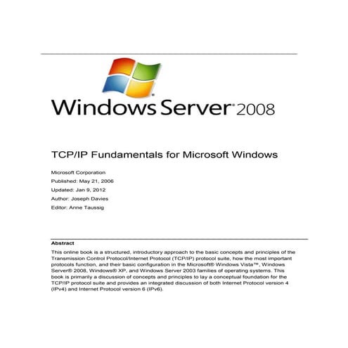 TCP-IP fundamentals