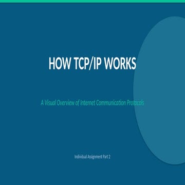 TCP/IP 3-way Handshake | PPTX
