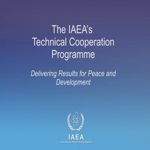 Technical Cooperation Programme - Delivering Results for Peace and Developmen...