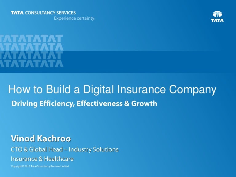 How to build a digital insurance company