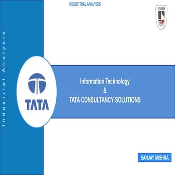 Tcs industrial analysis
