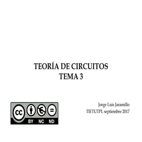 Teoría de circuitos 3/7