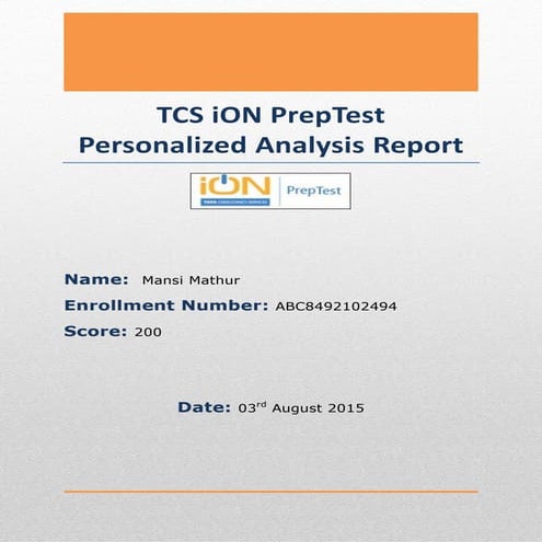 TCSion PrepTest - Iqureka.com
