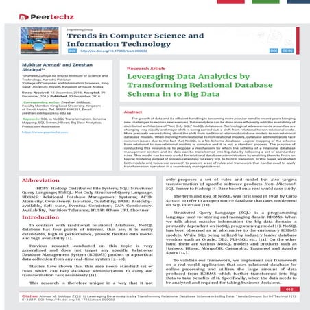 Trends in Computer Science and Information Technology