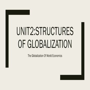 TCW Unit 2 powerpoint presentation for TCW