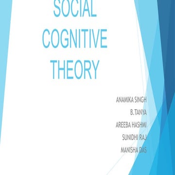 Social Cognitive Theory