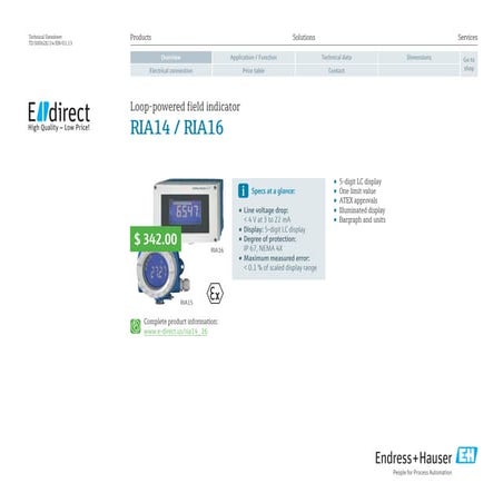 RIA14 - RIA16 | PDF