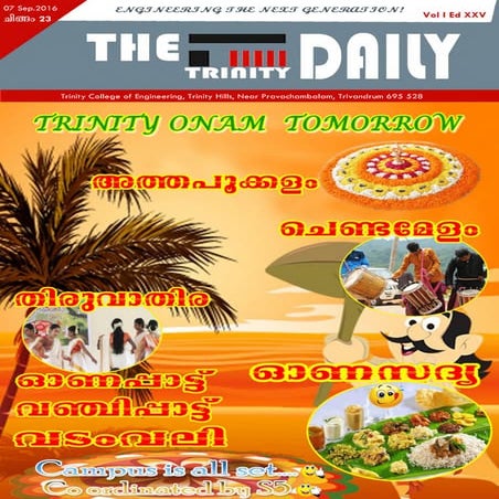 Trinity Daily Sept 8, 2016