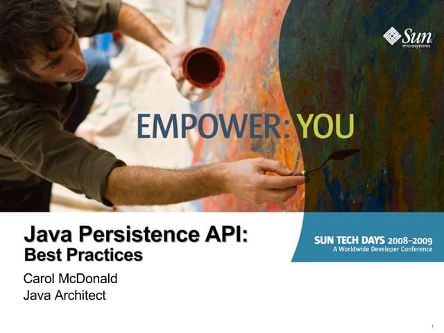 JPA Best Practices