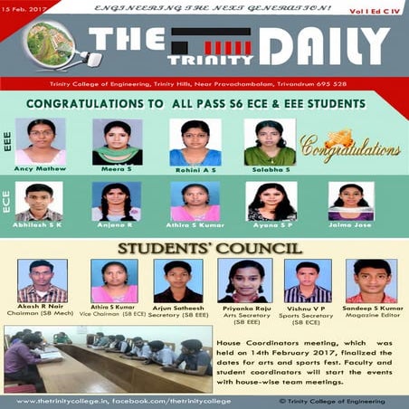 Trinity Daily Feb 14, 2018 | PDF