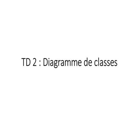TD2 - UML - Correction | PDF