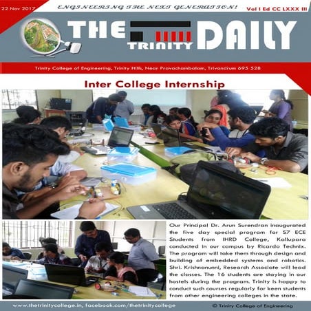 Trinity Daily Nov 27, 2017 | PDF