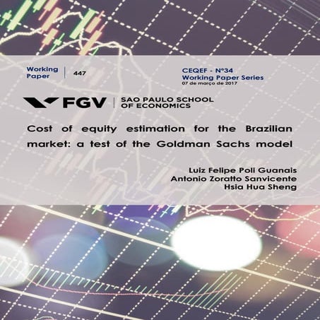 Cost of equity estimation for the Brazilian market: a test of the Goldman Sac...
