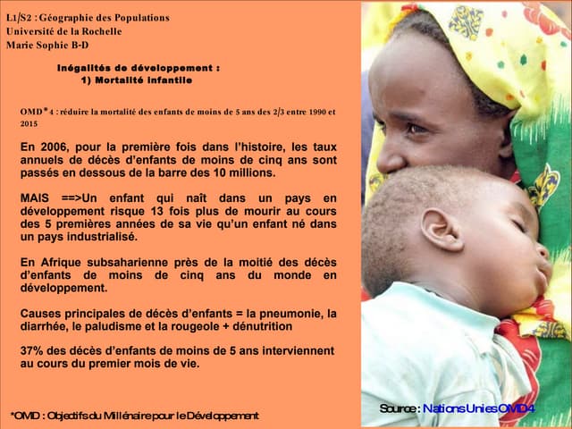 TD8 Mortalité infantile et soins ma...