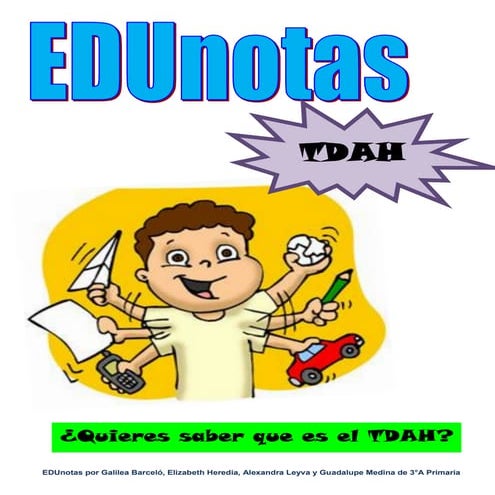 TDAH - ADECUACIÓN CURRICULAR