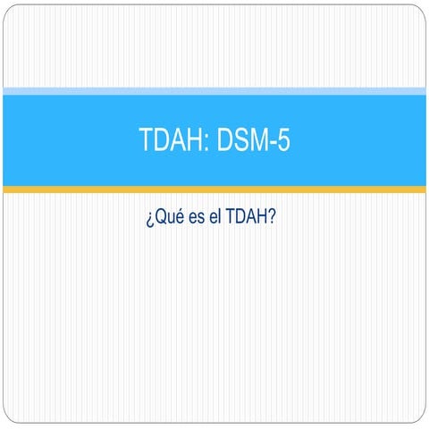 TDAH DSM-5