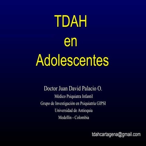 TDAH en Adolescentes ADHD