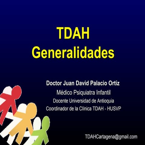 TDAH Generalidades Clase de Pregrado UdeA ADHD