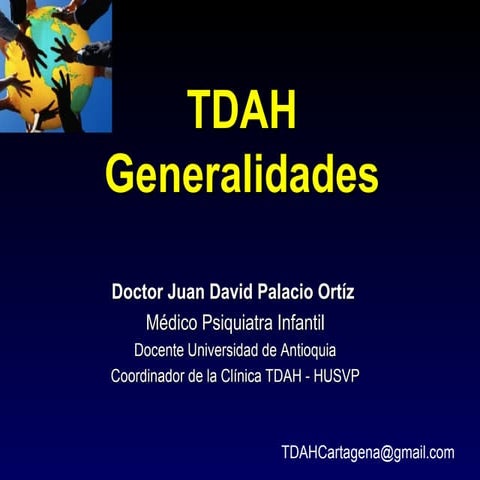 TDAH Generalidades Clase Pregrado Udea