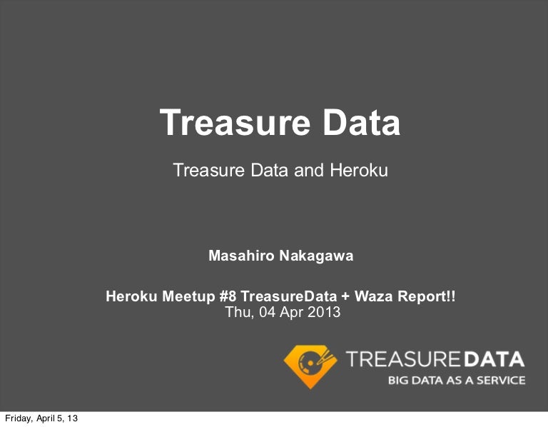 treasure data and heroku