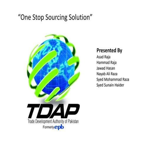 TDAP - Trade Development Authority of Pakistan
