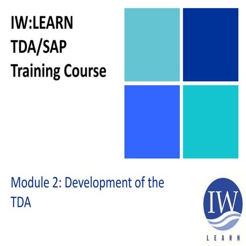 TDA/SAP Methodology Training Course Module 2 Section 6