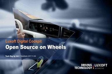 Open Source on Wheels - Tech Day by Init 2017