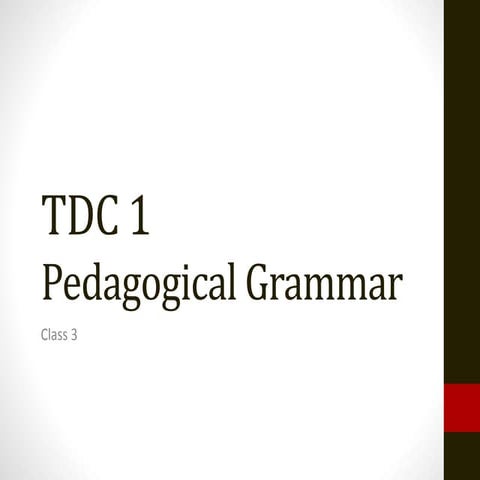 Tdc 1   moodle- class 3