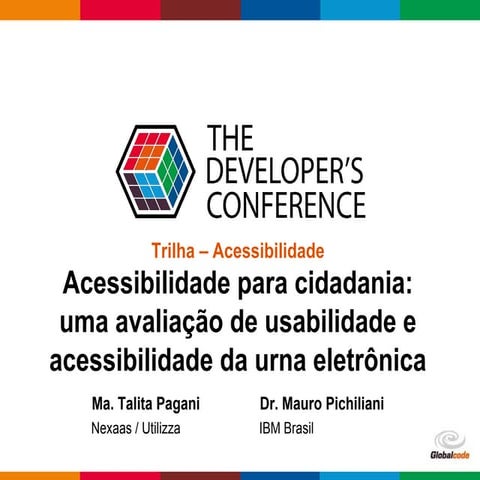 Acessibilidade para cidadania : uma avaliação de usabilidade e acessibilidade...