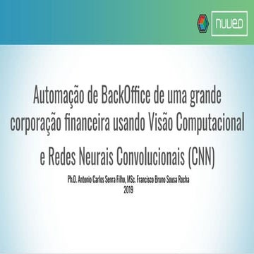 Automação de BackOffice de uma grande corporação financeira usando Visão Comp...