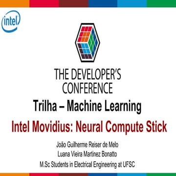 TDC2018FLN | Trilha Machine Learning - Intel movidius: Neural Compute Stick 