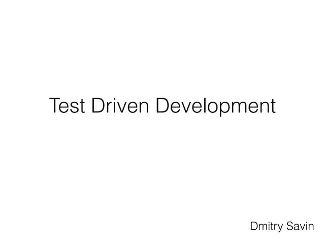 Tdd