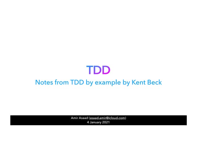  Test-Driven Development 