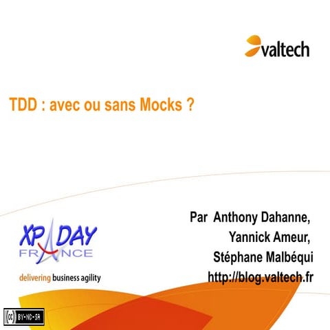 TDD avec ou sans mock