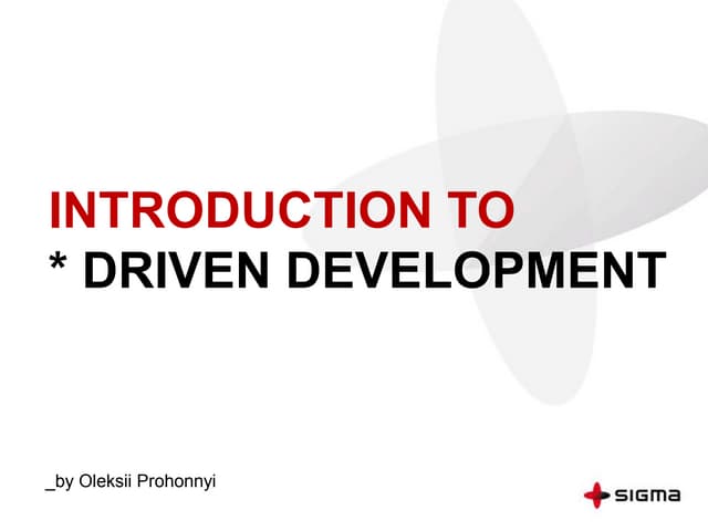 Test-driven development & Behavior-driven development basics