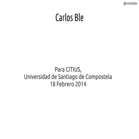 Introduccion a TDD y XP en la Universidad de Santiago de Compostela