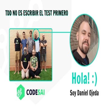TDD no es escribir el test primero