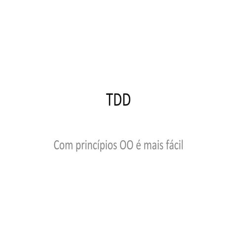 Tdd principios oo 