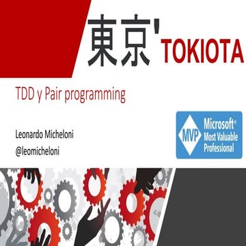 Tdd y pair programming