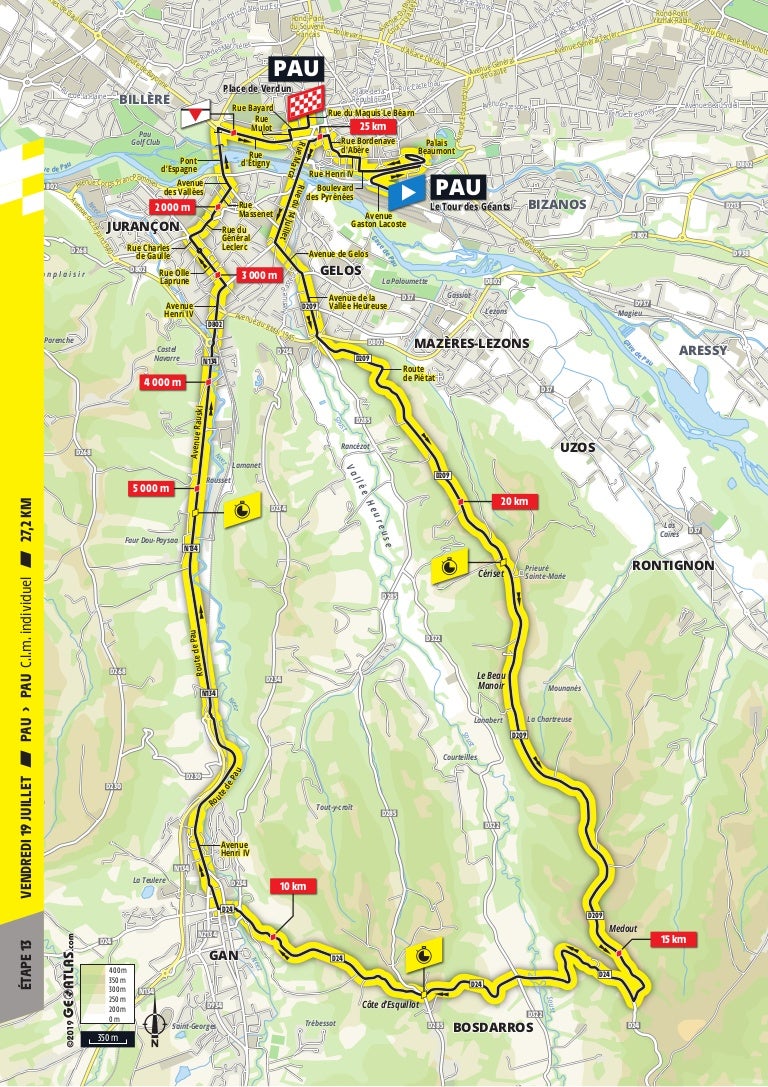 Trace Etape 13 Tour De France 2022 Tour de France : le tracé de l'étape 13
