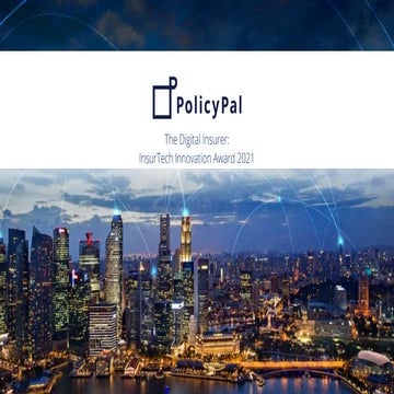 The Digital Innovation Award - Policy Pal