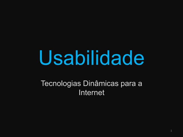 USABILIDADE.