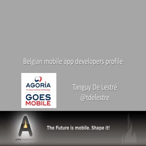 Belgian mobile app developer profile