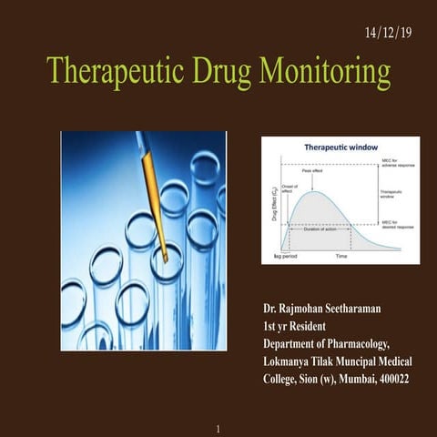 Therapeutic Drug Monitoring: An Overview