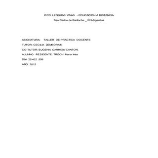 Tdp  kinder -diagnostico de grupo