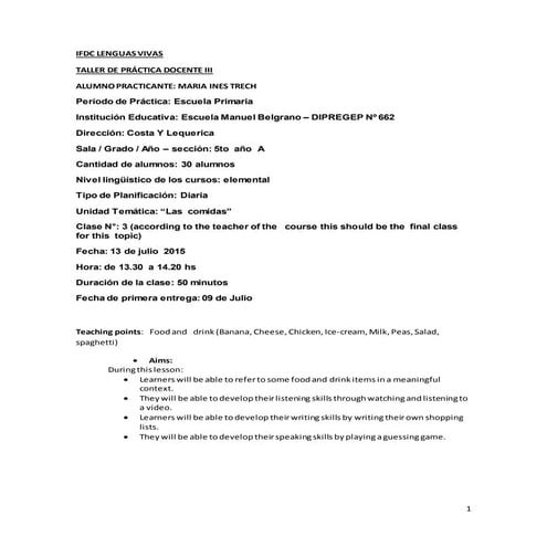 Tdp trech-3rd-llesson-plan-primaria-class-3 - 8