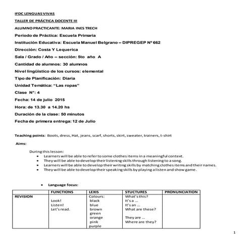 Tdp trech-4th-llesson-plan-primaria-class-4-7.5