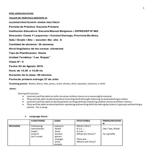Tdp trech-5th-llesson-plan-primaria-class-5-9