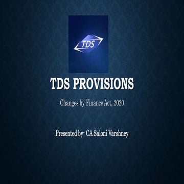 Tds Ppt Final Pptx